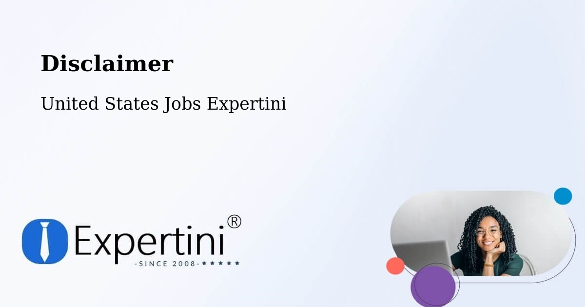 Disclaimer – Chelsea - United States Jobs Expertini